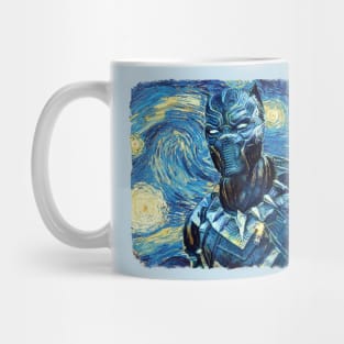 Black Panther Van Gogh Style Mug